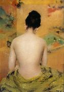 William Merritt Chase Back of body painting